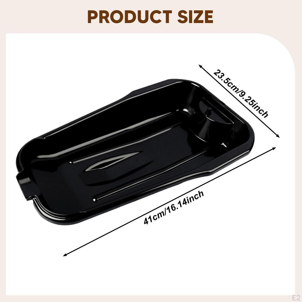 Oil Drain Pan Car Maintenance Tool 2.5L Multipurpose Automotive Accessories Anti Slip for