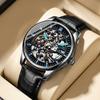 New Men's Hollowed Out High-End Fully Automatic Trend Steel Mechanical Watch
