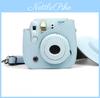 Capa Estilosa Caiul para Câmera Instax Mini 8/8+/9 Opção de Cor Azul Claro Fosco