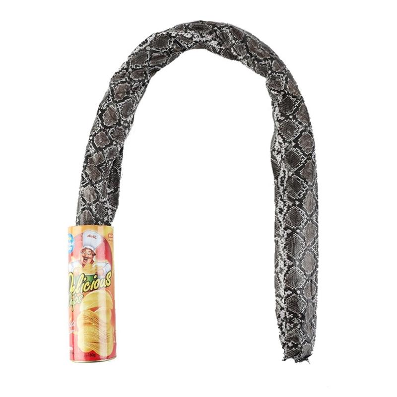 

Potato Chip Snake Can Toy Halloween Toy Potato Chip Snake Can Artificial Spring Jump Snake Toy for Children Gift 1