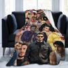 Jonathan Bailey Actor Blankets Fleece  Warm Throw Blanket for Bedroom Sofa Bedspread