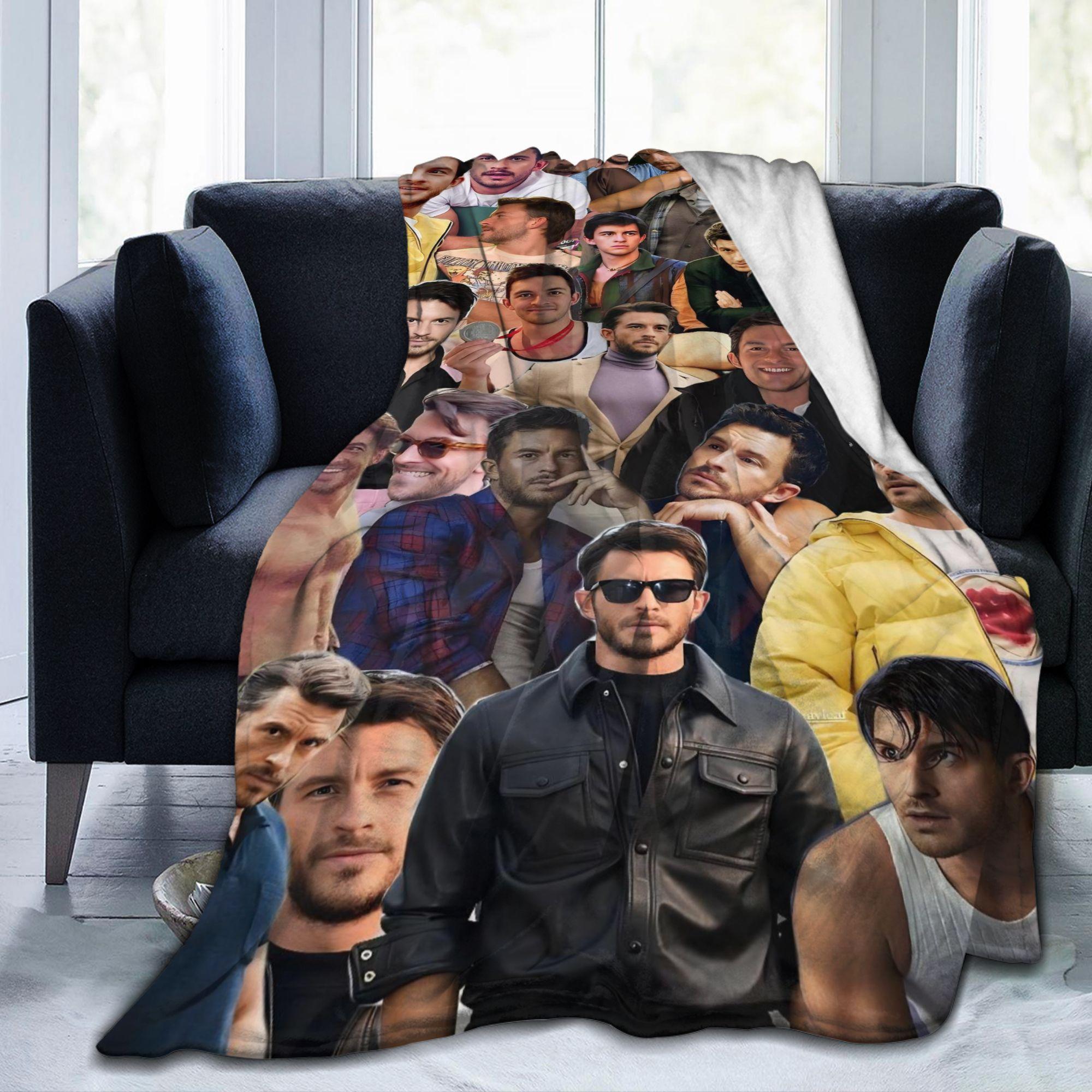 Jonathan Bailey Actor Blankets Fleece Warm Throw Blanket for Bedroom Sofa Bedspread 75X95CM