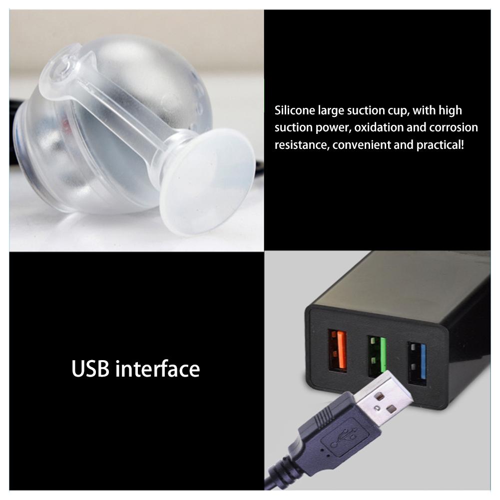 LED Fish Light Round Shape Multi Color Changing Pond Lights For Outdoor