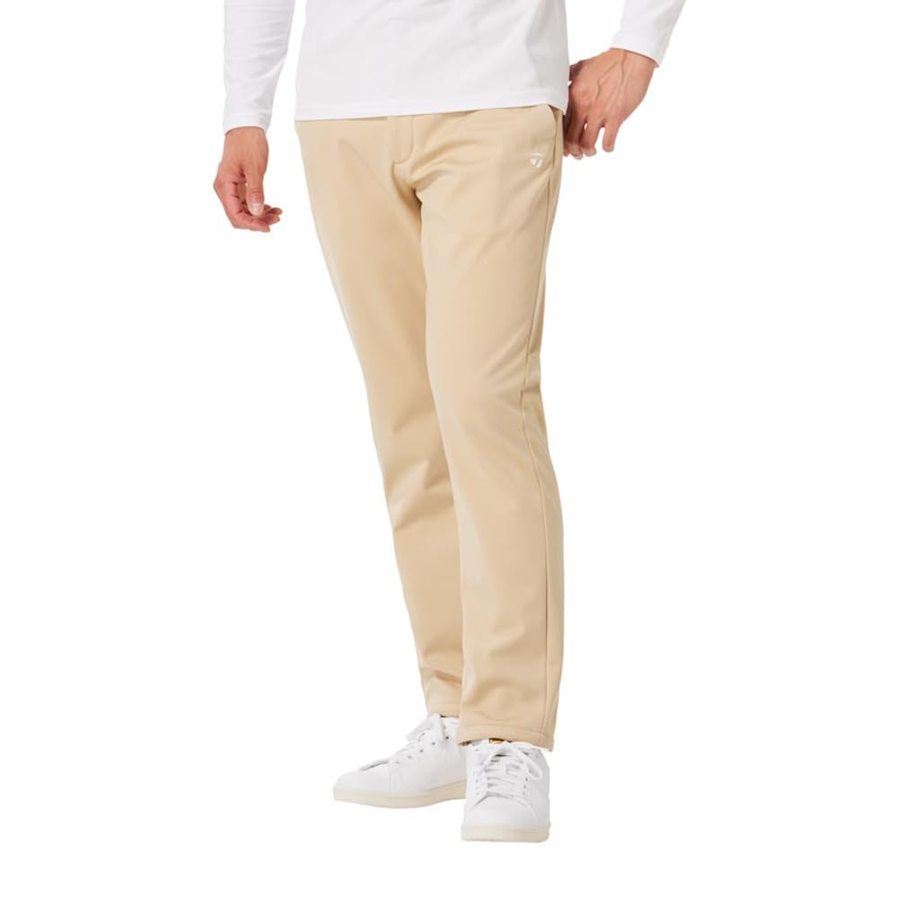 TaylorMade Brushed Bonded Pants, Beige, Size 85, Men's, 24FW UN360