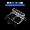 6mm 8mm 12mm 4pcs Fish Tank Bracket Clip Stand Clamp Aquarium Lid Acrylic Support Holder Glass Cover Plate Bracket Accessories