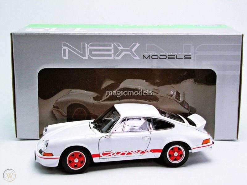 Willy scale Porsche 911 Carrera RS 1973 1/18 2.7 (White/Red)