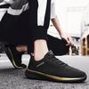 Tênis de corrida masculino tênis respirável antiderrapante malha sapatos de corrida masculino