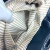 LOEWE Logo Anag Lamb Hand Bag Shoulder Bag Tote Bag Leather Black/White
