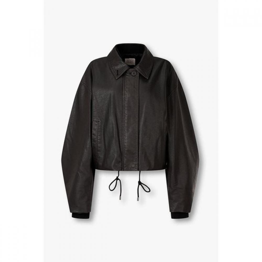 STUDIO TOMBOY Short Synthetic Leather Jumper  9105361102ar 