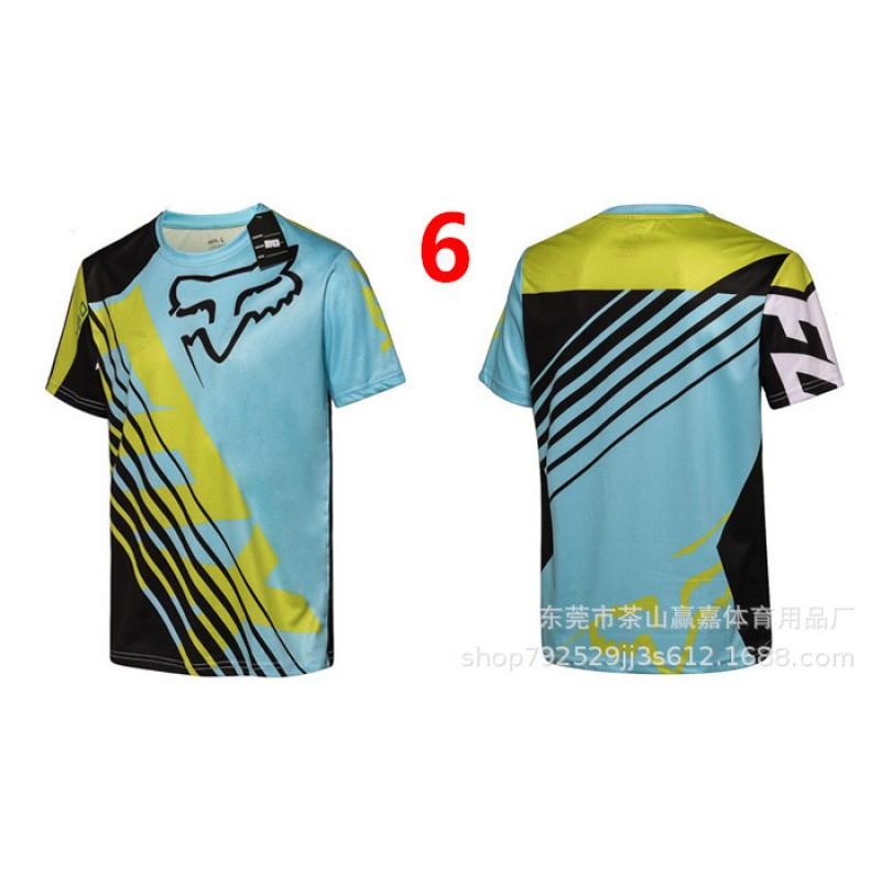 Herren Kurzarm-Motorrad-Fahrradtrikot Schnelltrocknend Offroad-Radfahren Disc-Sportarten