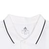 adidas Polo Shirts Men's White Polo Collar Moderate Straight Fit GK9221