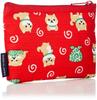 Maeda Senko Wabunbiyori Errand Zippered Card 117716 Mameshiba's Case, Red,