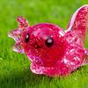 6 Pièces Mini Figurine Axolotl en Résine Modèles Miniatures d'Axolotl Ornement Minuscule Axolotl Scintillant pour Artisanat DIY Jardin Féerique Paysage Maison de Poupée Plante en Pot