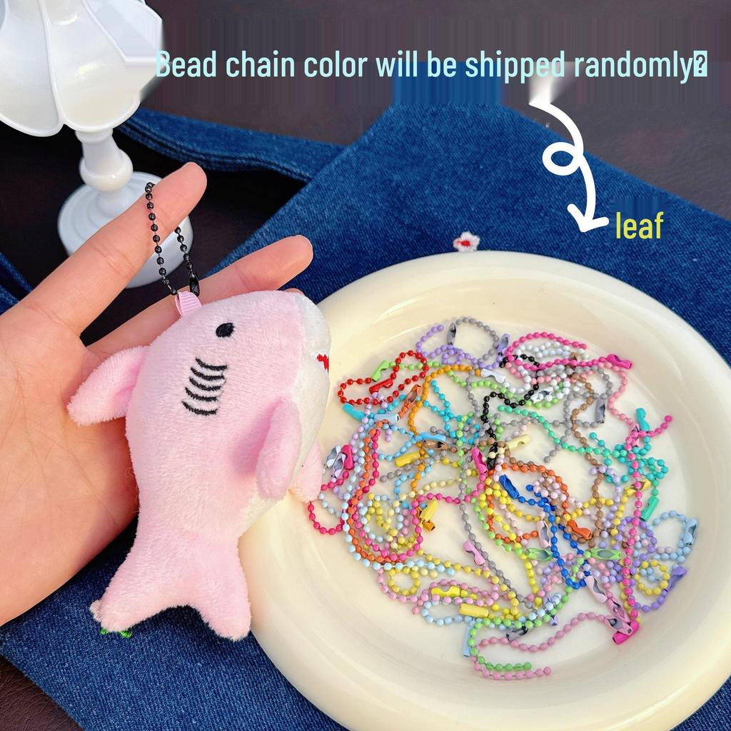 Cute Shark Whale Plush Keychain Charm
