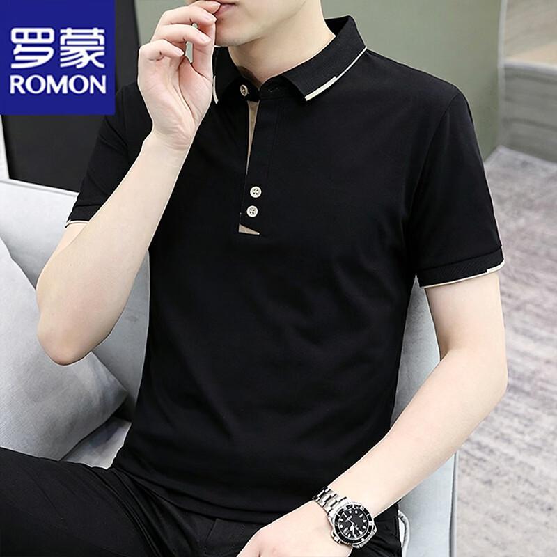 ROMON Men s Summer Lightweight Breathable Polo Shirt 4XL