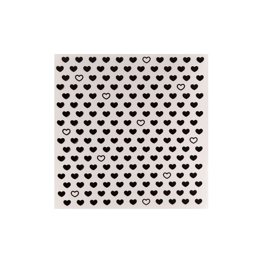 Heart Embossing Folder Embossing Stencils Plastic Embossing Templates for Christmas Card Making Scrapbooking DIY Album