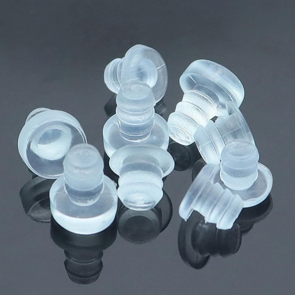 400/300/200/80/40pcs Transparent Rubber Embedded Bumper Furniture Table Chair Leg Feet Bottom Glide Slide Pad Floor Protector