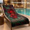 Custom Text Morocco Football Print Beach Towel Large Towel For Home Bathroom Beach