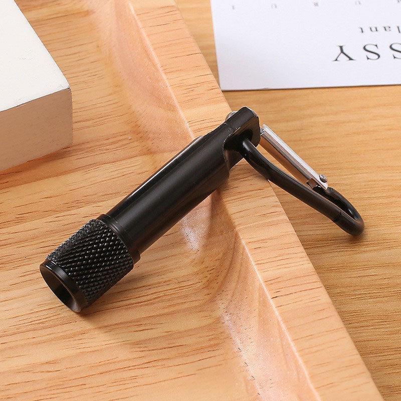 Mini LED High-Power Flashlight with Colombia Logo and Carabiner - Aluminum Alloy Gift Toy