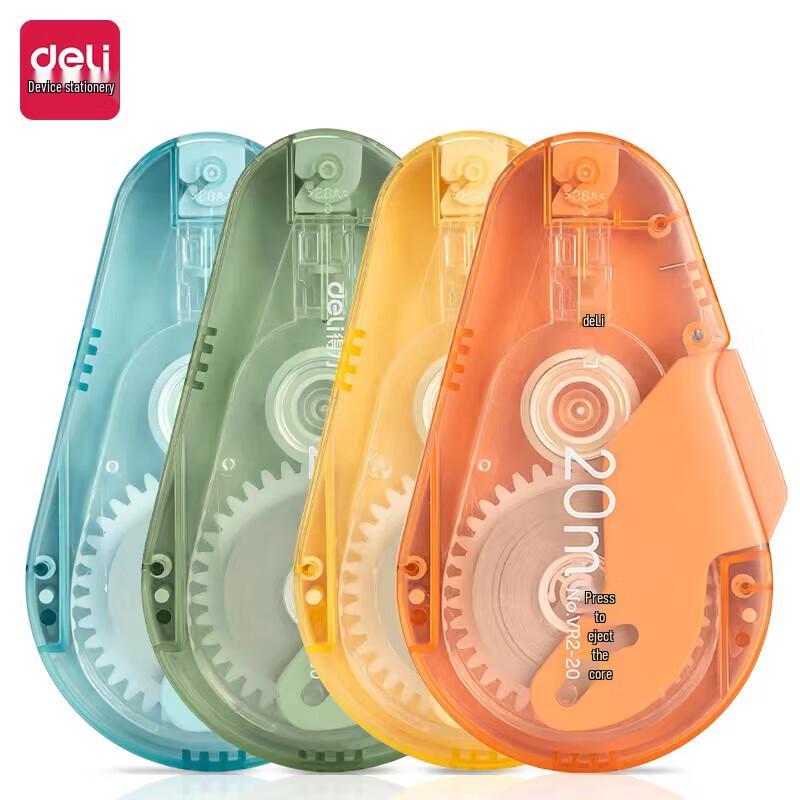 Deli VR2-20 Push-Button Correction Tape