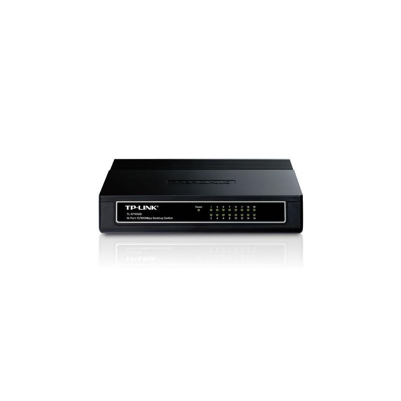 TP-Link TL-SF1016D Switch Sobremesa 16 Puertos a 10/100Mbps-TL-SF1016D