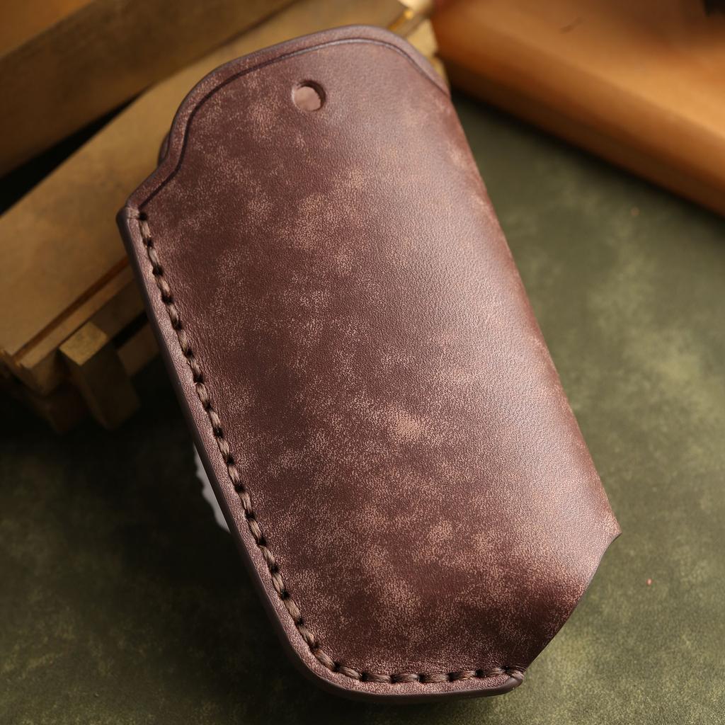Customized Korean car key cover is suitable for Kia Sorento handmade genuine leather car key case