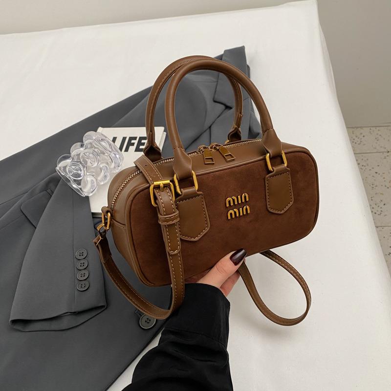 High End Retro Boston Ruční Polštářová Taška 2024 Nové Módní Jednoramenní Crossbody Tašky