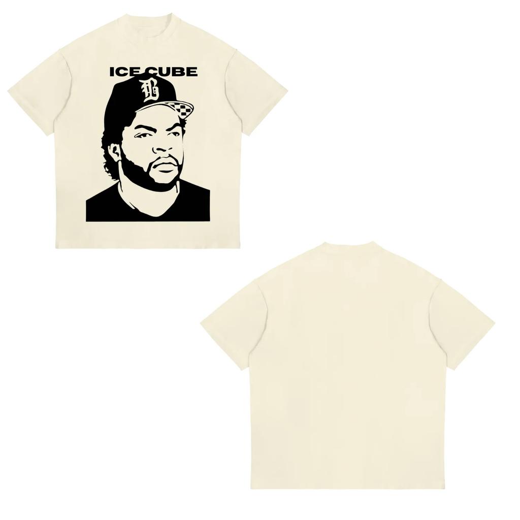 T-shirt Tendance Design Drôle Raider de Glaçons Été Coton Col Rond Manches Courtes Unisexe Nouveau T-shirt Coton Unisexe Hip Hop