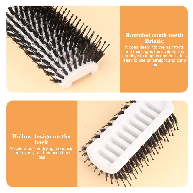 Barber Hair Dyeing Cutting Coloring Brush With Anti-Scalding Fish Bone Shape Comb Men'S Hair Styling Tool