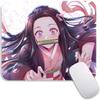 Anime Standard Mouse Pad Demon Slayer Gamer Mouse Mat Small Gaming Mousepad Travel Mouse Mats Non-Slip Office Mousemats
