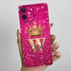 For Apple iPhone 11 Case iPhone11 Pro Luxury Crown Letter Couple Cover Soft Liquid Phone Case For iPhone 11 Pro Max Fundas Coque