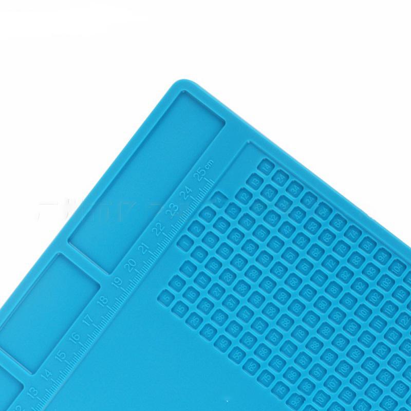 Silicone Work Mat Heat Resistant Anti-Static Magnetic Mat For Electronic Phone Laptop Watch Repair