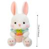 With Bib Bunny Animal Plush Doll Soft Adorable Bunny Dolls Carrot Rabbit Plush Toys  Kids Gifts