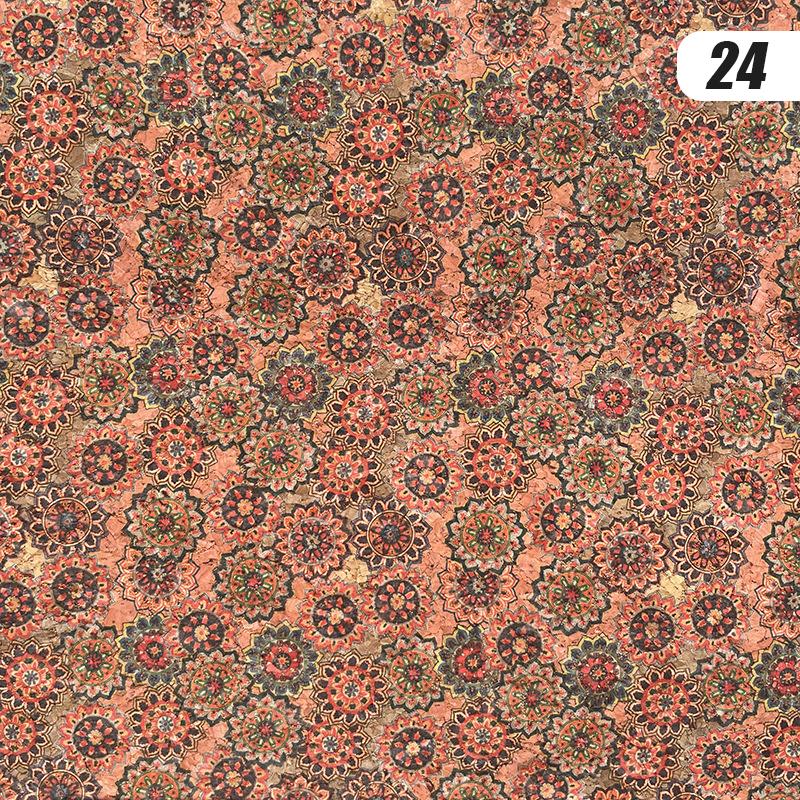 100x135cm Tkanina z nadrukiem korkowym Sztuczna skóra Wodoodporna Kolorowa Miękka Tkanina Korkowa Sofa Samochód Torba Dekor Mebli DIY Szycie Rzemiosło
