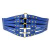 Rivet Decoration Wide Belts Hollow Out Design Corset Belt Fashion Decorative Belt  Body Shaper