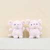 Adorable Cute Pig Plush Keychain Toy Soft Coral Fleece Pig Doll Key Ring Accessory