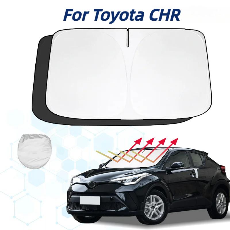 Do Toyota Chr C-Hr Osłona Przeciwsłoneczna na Szybę Osłona Przeciwsłoneczna Osłona Przeciwsłoneczna Ochronna Składana Blokuje Promienie UV Utrzymuje Samochód Chłodniejszym