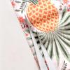 Bohemian Pineapple Flowers Polyester Microfiber Beach Towel Is Highly Absorbent, Suitable for Swimming and Beach Outings
