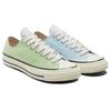 Converse 1970s tri-panel chuck wave contrast low-top canvas shoes unisex blue-green