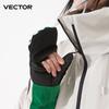 Vector Women Men Outdoor Double Board Snowboard Kevlar Waterproof Wear-resistant Semi Detachable Gloves 3M Cotton