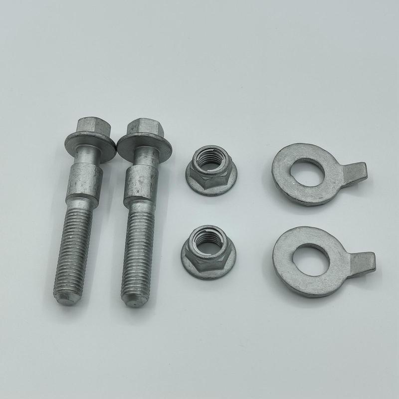 2x Front Adjustable Camber cam Bolt 14mm 81260 Easy to Install Auto Parts