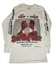 Vtg Jaren 80 Boksen The Super Fight Heren Wit S Hagler VS Leonard Past XS 1987 Unisex T-shirt