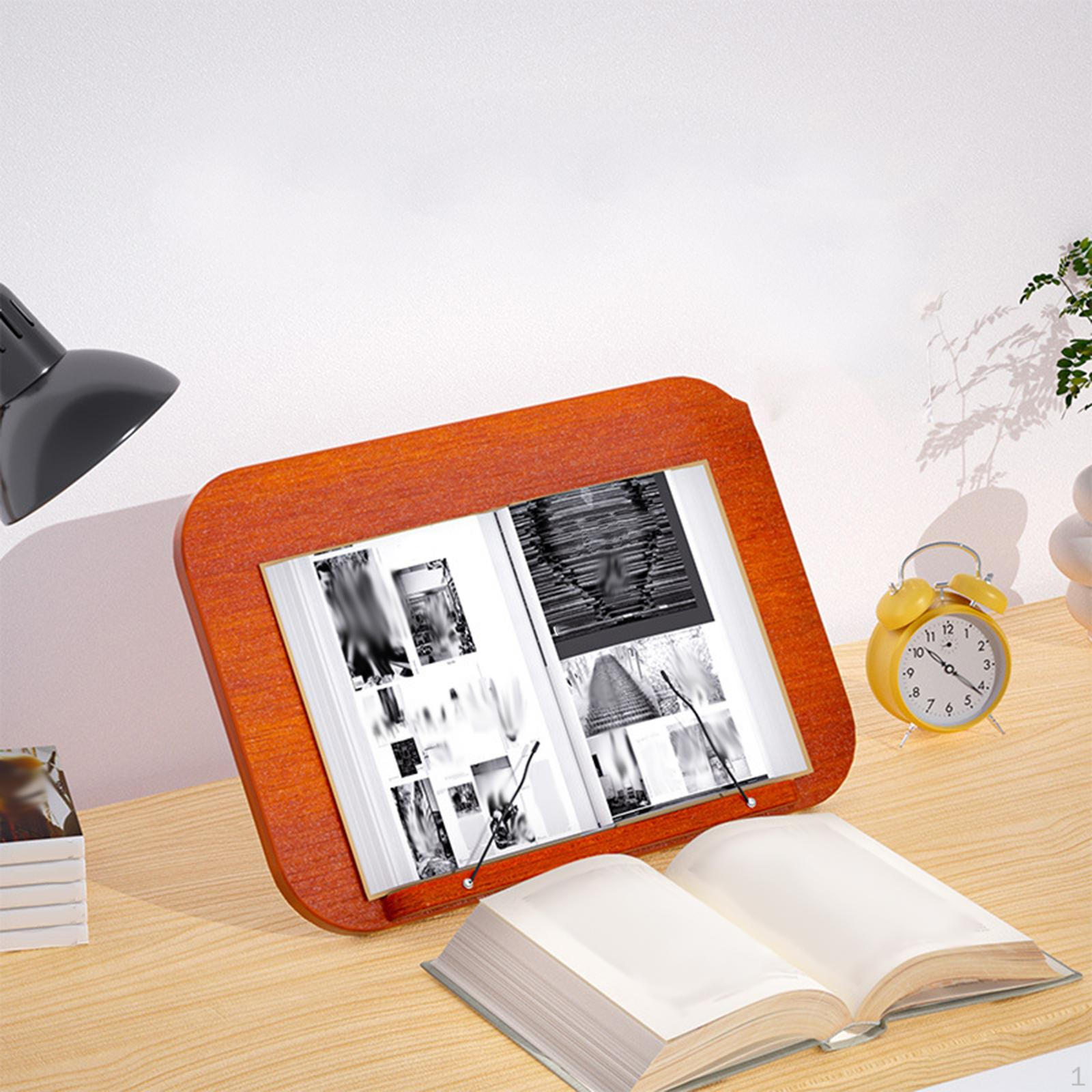 

Подставка для книг для чтения, настольный держатель, деревянная, витрина, многофункциональная, устойчивая, деревянная