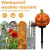 1 Pcs Halloween Pumpkin Pathway Solar Lights Lantern Stake Lights for Outdoor Halloween Decorations Yard Display Porch Decor