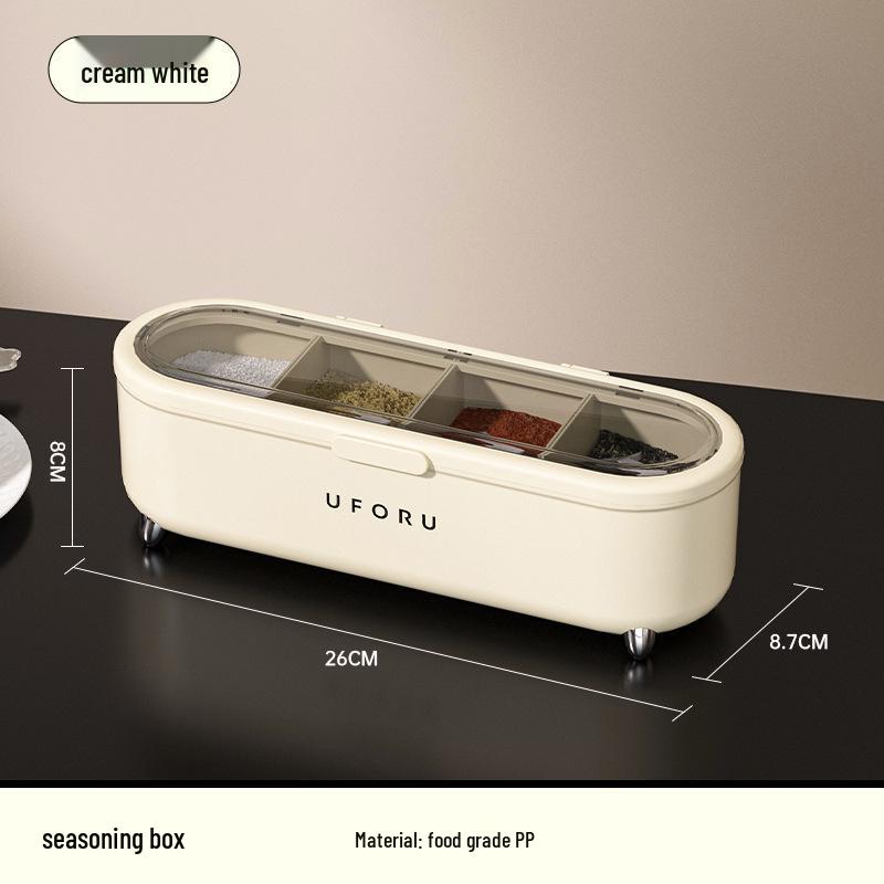 

Набор кухонных приправ высокой ценности: Защищенные от насекомых, влагонепроницаемые, разделенные емкости для приправ с крышками