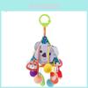 Whale Plush Baby Car Toy Hanging Mobile With Visual Stimuli For Sensory Development