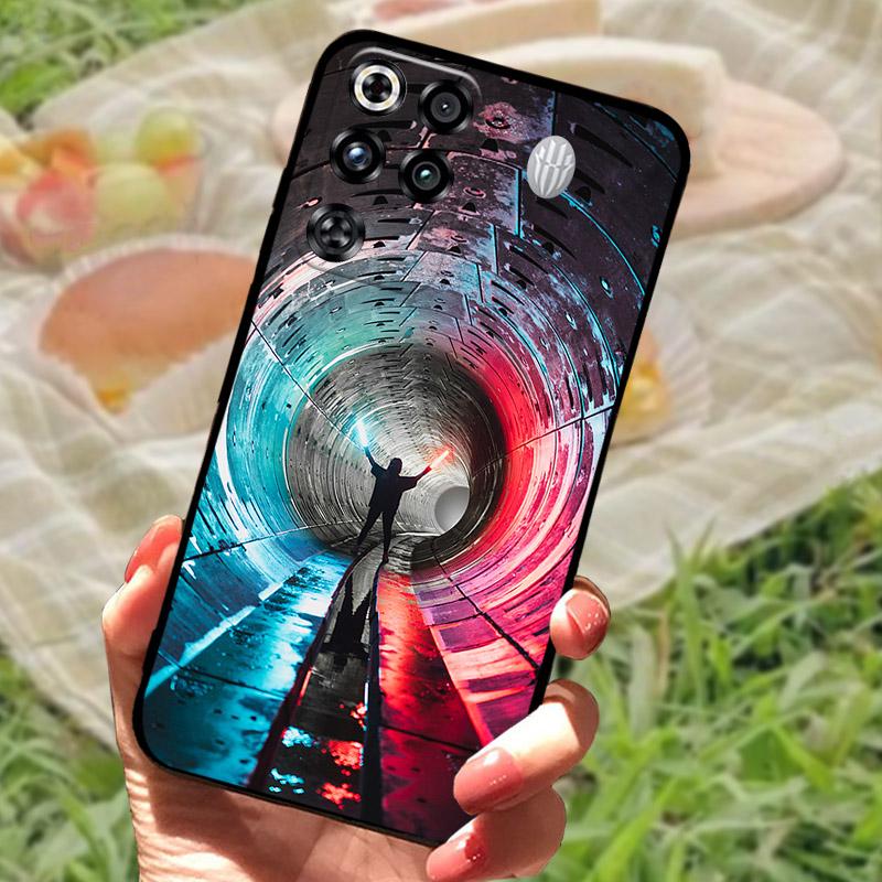 Custodia per ZTE Nubia Red Magic 11 Pro Plus, Cover Morbida in Silicone TPU Antiurto per RedMagic 11Pro 11Pro+, Guscio Protettivo