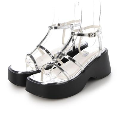 [EVOL] T-Strap Square Platform Sandals