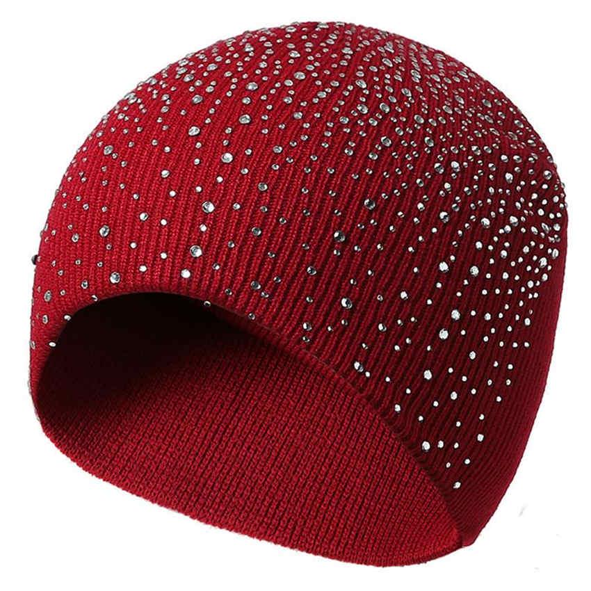 Men Women Baggy Warm Crochet Winter Wool Knit Ski Beanie Slouchy Caps Hat