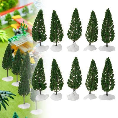 Bäume Vollbäume 10 Stück 11 cm Zubehör Deko Feines Loch